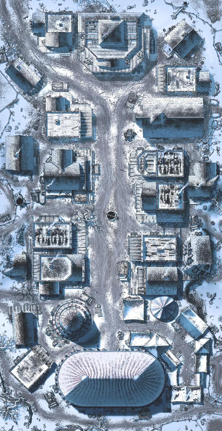 Brimspur map, Winter Day variant thumbnail