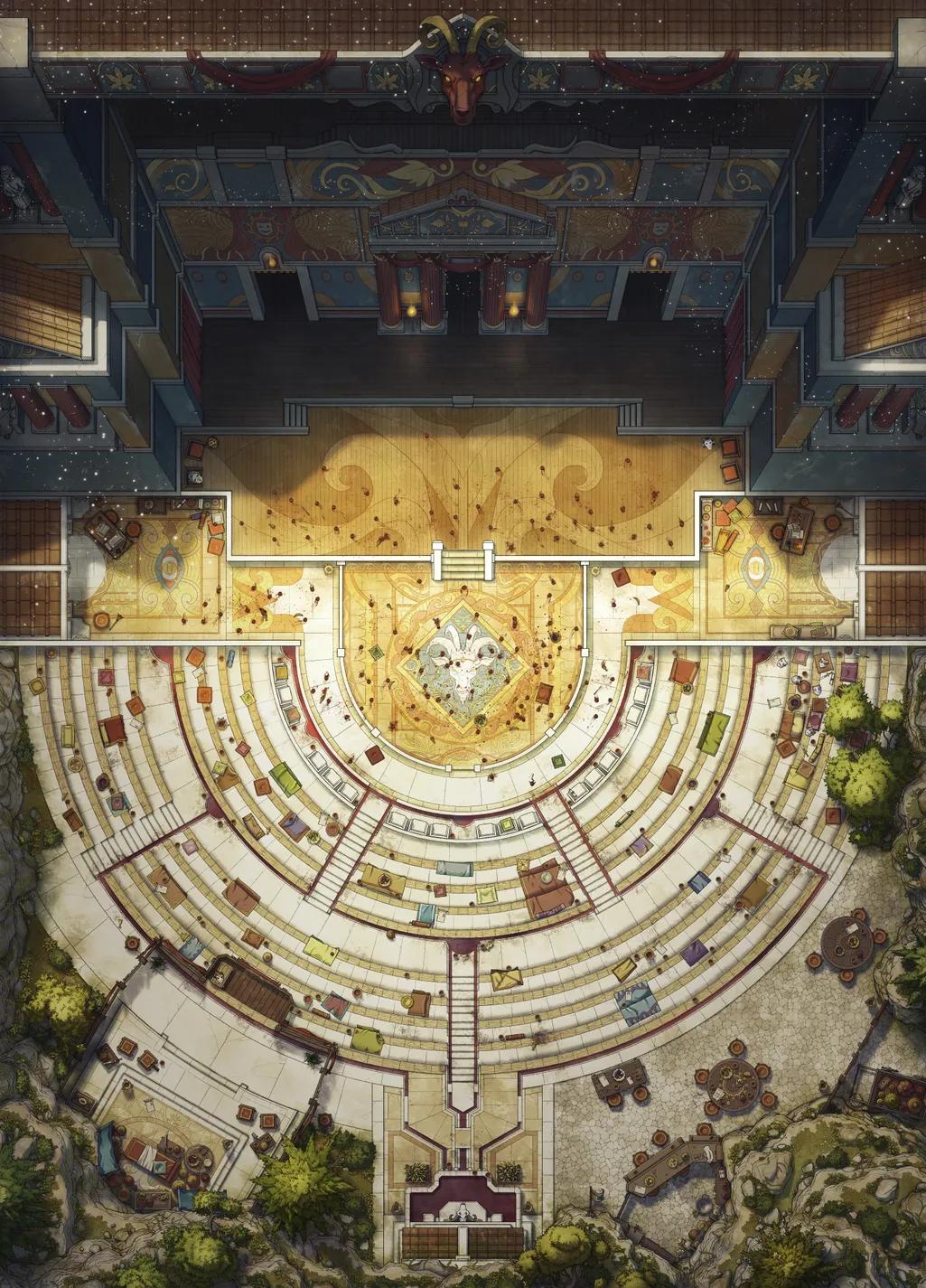 Affluent Amphitheatre map, Boo Hiss variant thumbnail