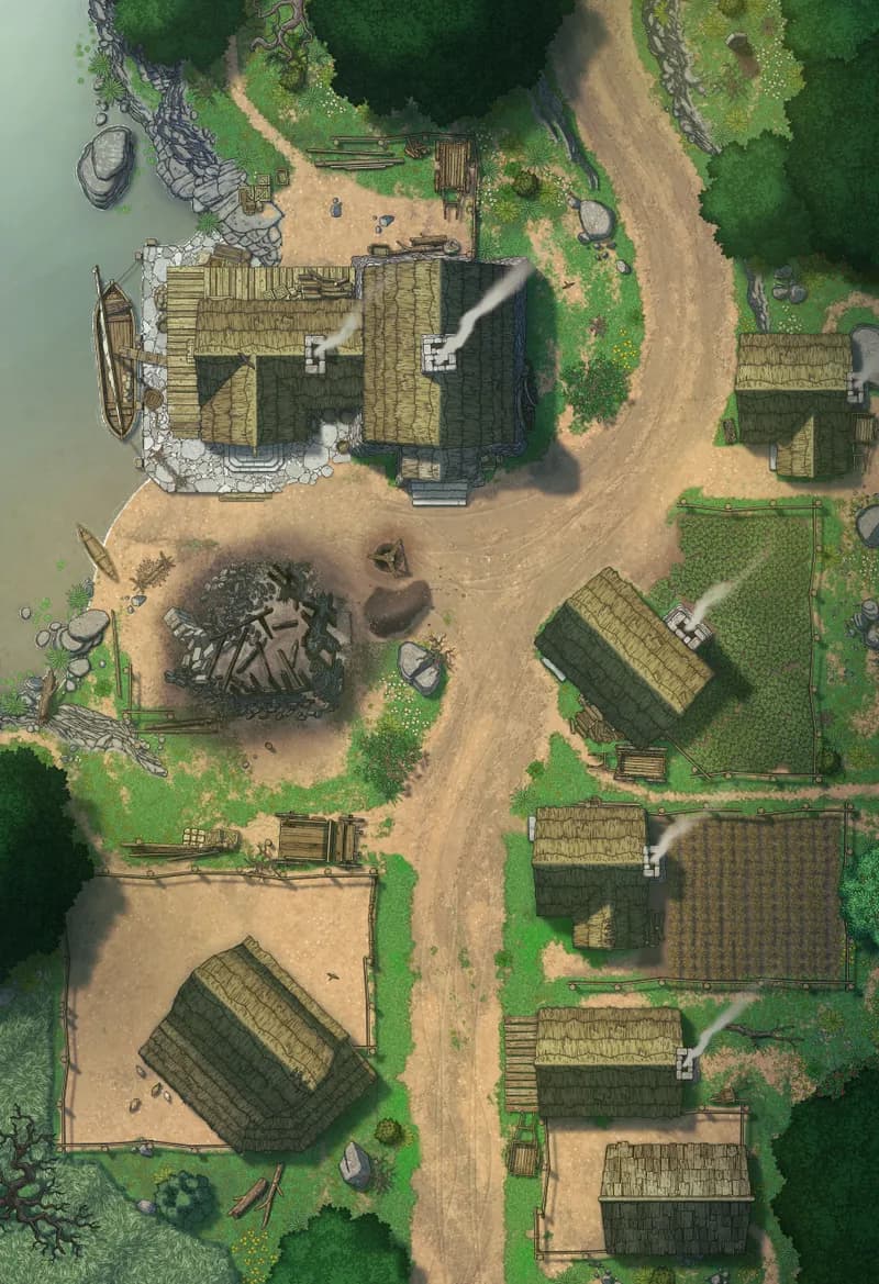 Hauthell map, 02 Lake Day variant thumbnail