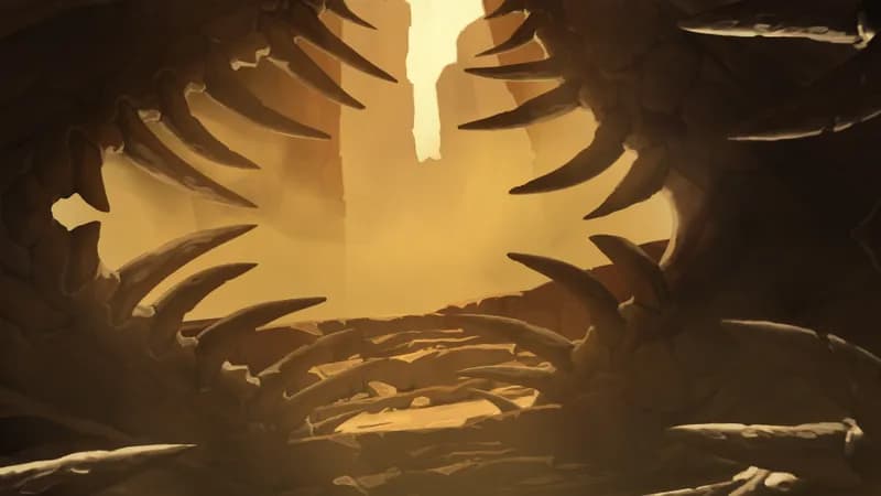 Annis Hag Lair map, Belly of the Beast variant thumbnail