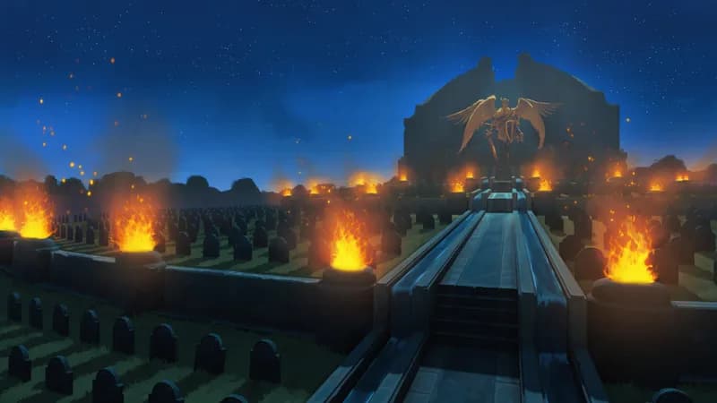 Imperial Graveyard map, Beacons Are Lit variant thumbnail