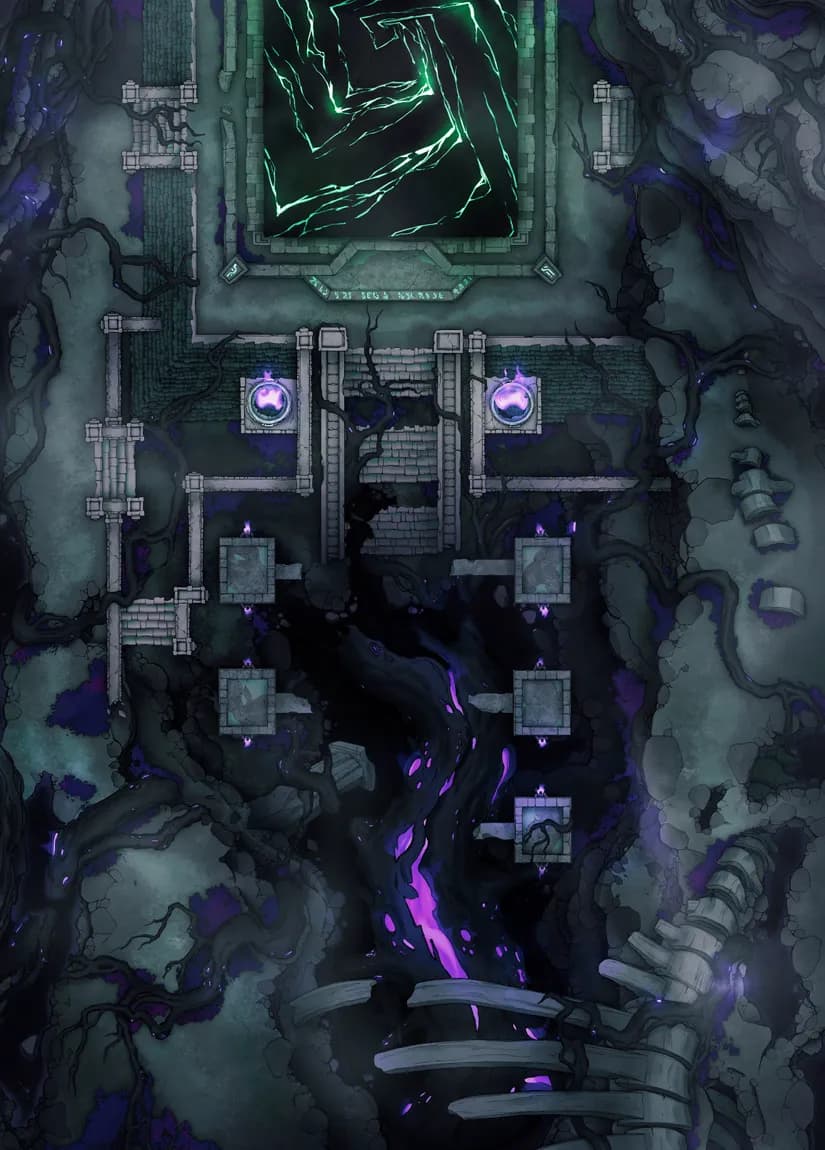 Shadowlands Pyramid map, Violet variant thumbnail