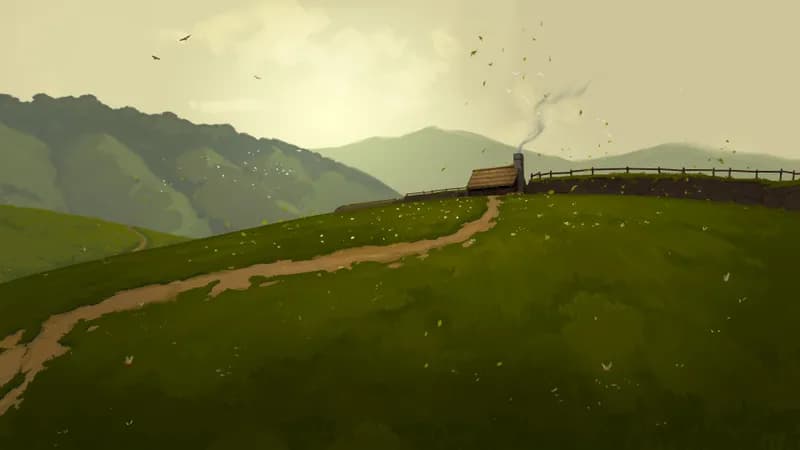 Secluded Tea Valley map, Grasslands variant thumbnail