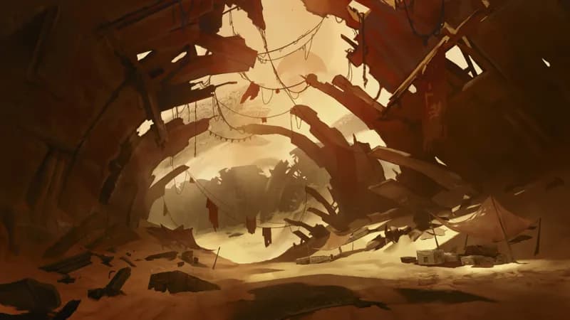 Starship Graveyard map, Sand Worm variant thumbnail