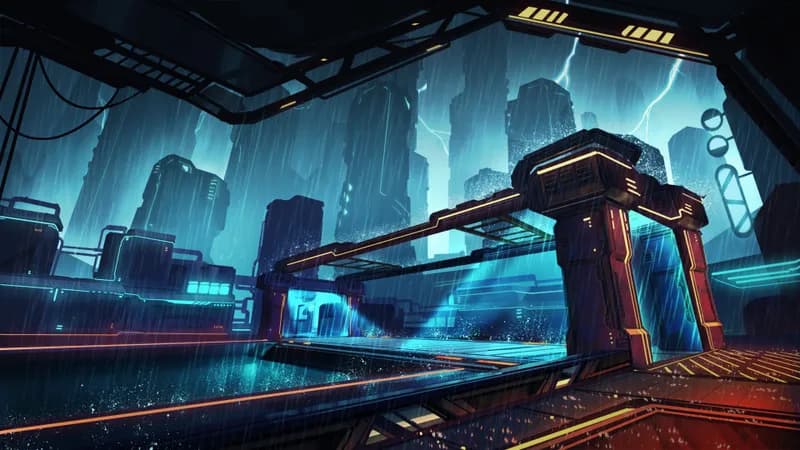 Cyberpunk Bridge map, Storm variant thumbnail