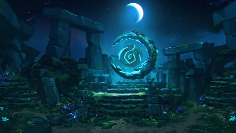 Mysterious Druid Grove map, Starry Night variant thumbnail