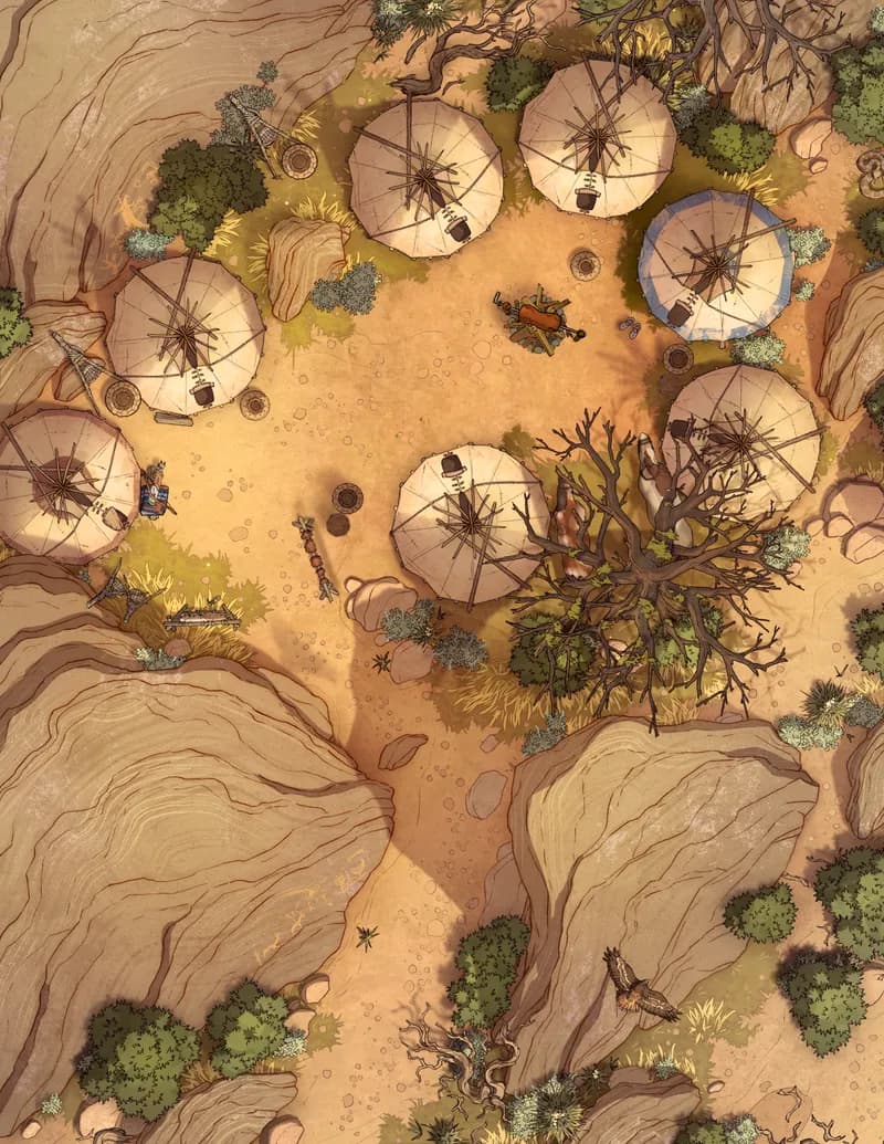 Garden of the Gods map, Larger Camp variant thumbnail