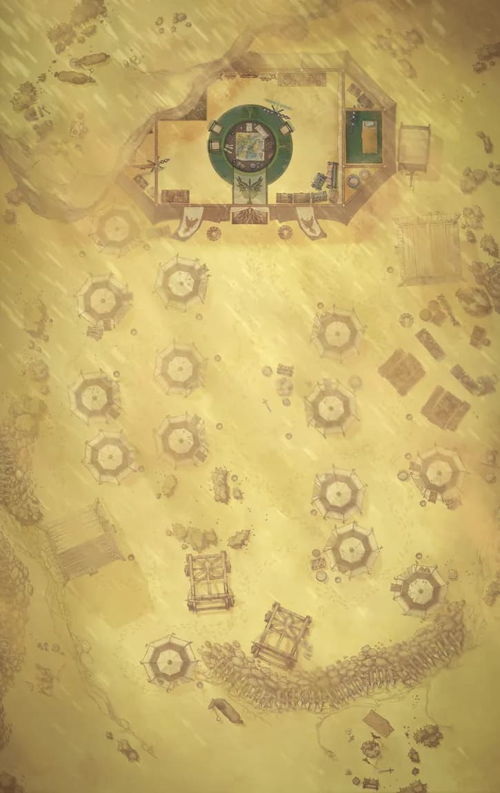 Medieval War Tents map, Sandstorm variant thumbnail