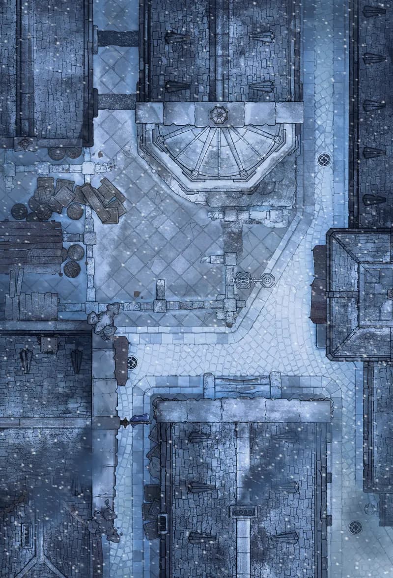 Dark Alleys map, Layout 3 Winter variant thumbnail