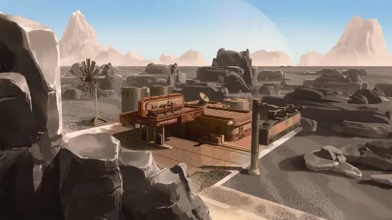 Apocalyptic Fuel Station map, Moonrock variant thumbnail