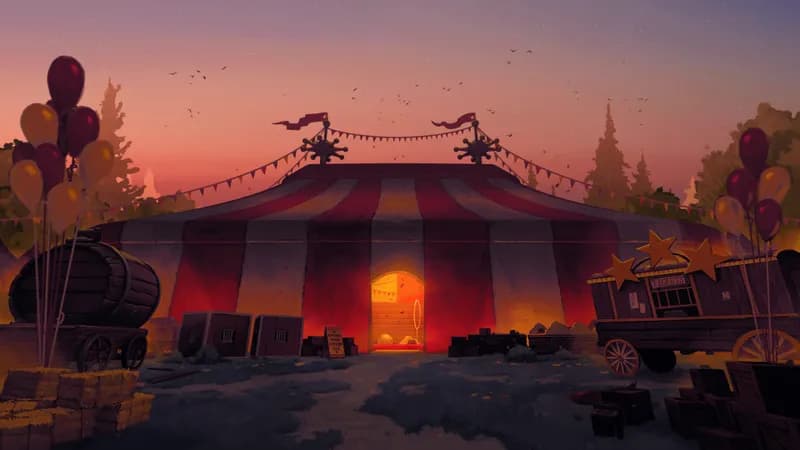 Travelling Circus map, Sunset variant thumbnail