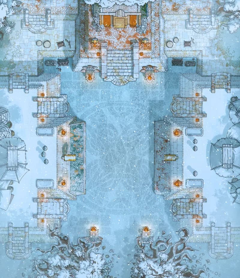Sacred Ballcourt map, Ice variant thumbnail