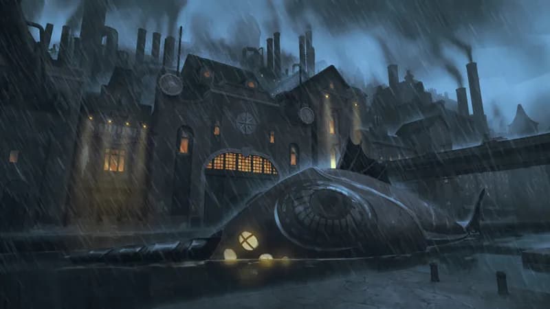 Iron Wharf map, Rain variant thumbnail