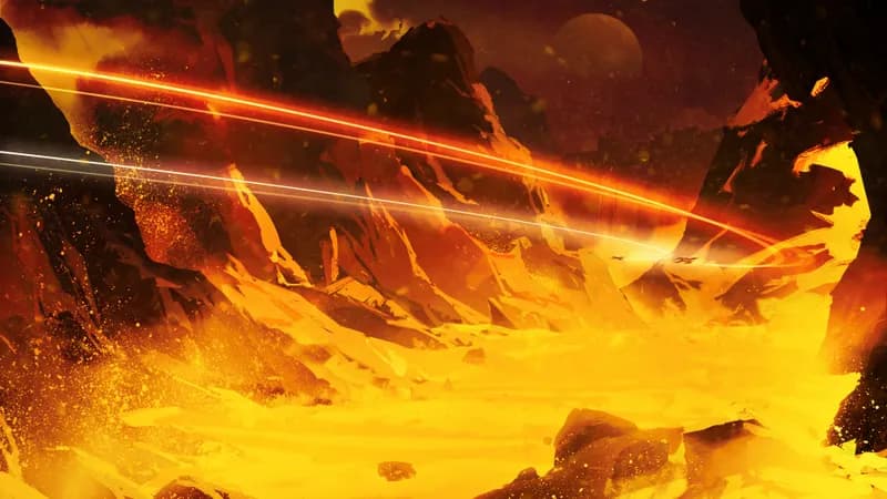 Dragonette Star Racer map, Lava variant thumbnail