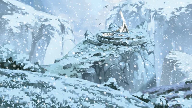 Giant Ancient Sundial map, Winter variant thumbnail