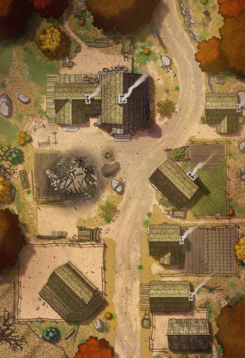 Hauthell map, 02 Autumn Day variant thumbnail