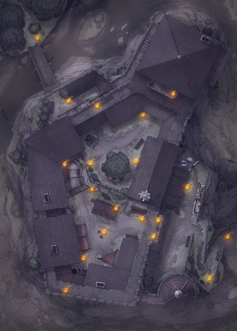 Island Toll Castle map, Shadowlands variant thumbnail
