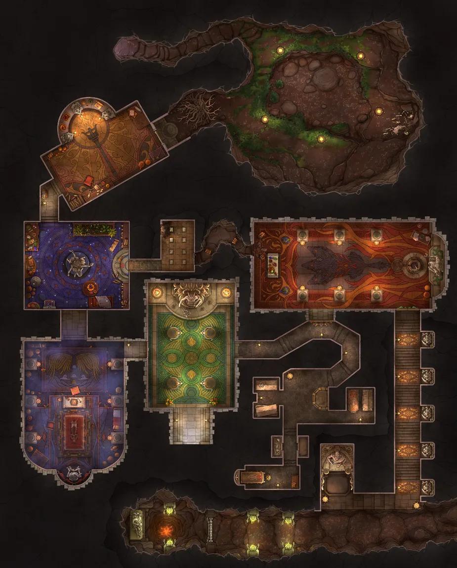 Archon's Catacombs map, No Water variant thumbnail