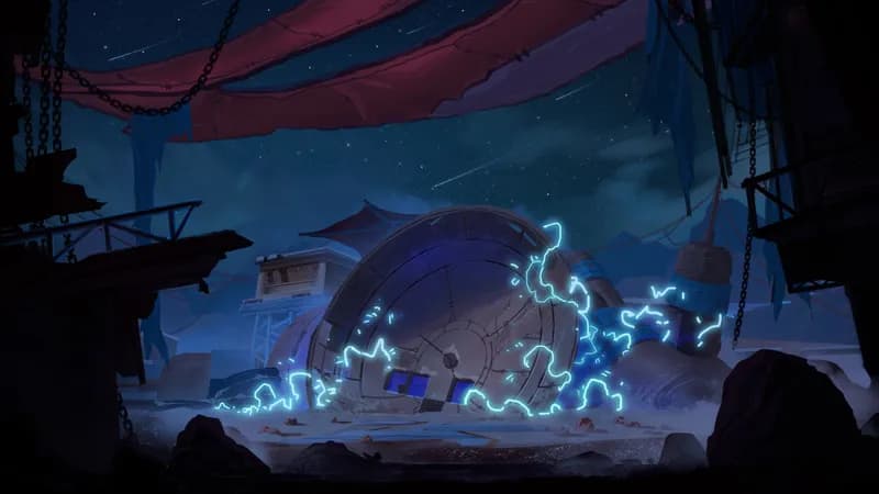 Collapsed Radio Tower map, Sparking Night variant thumbnail