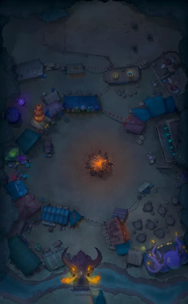 Monster Festival map, Shooting Contest & Effigy Bonfire Night variant thumbnail