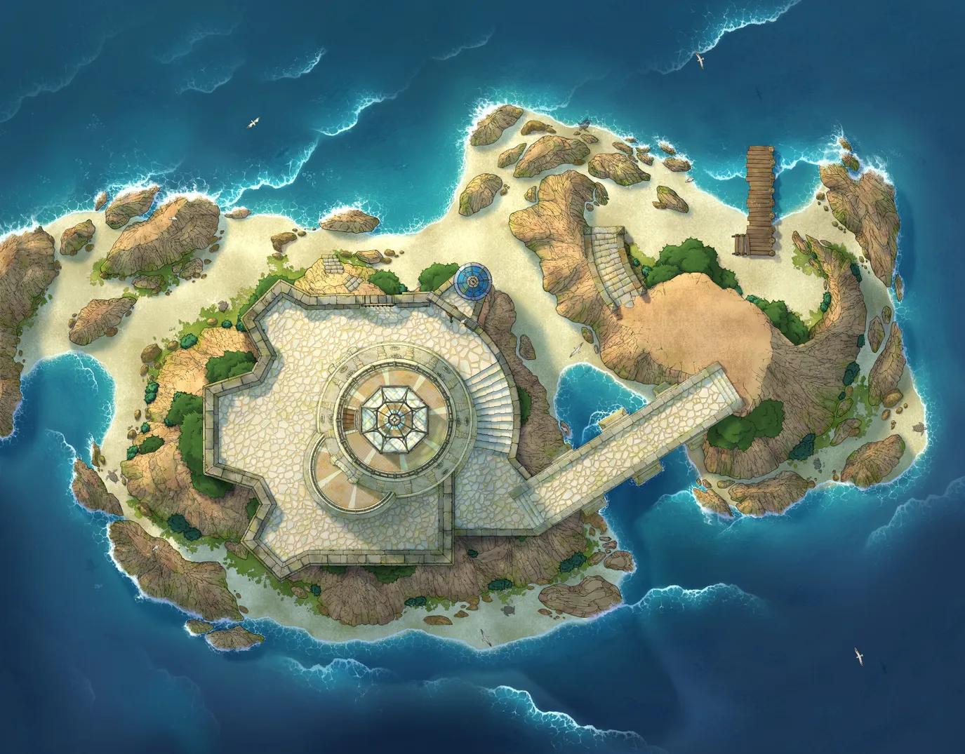 Lighthouse Isle map, Empty Day variant thumbnail