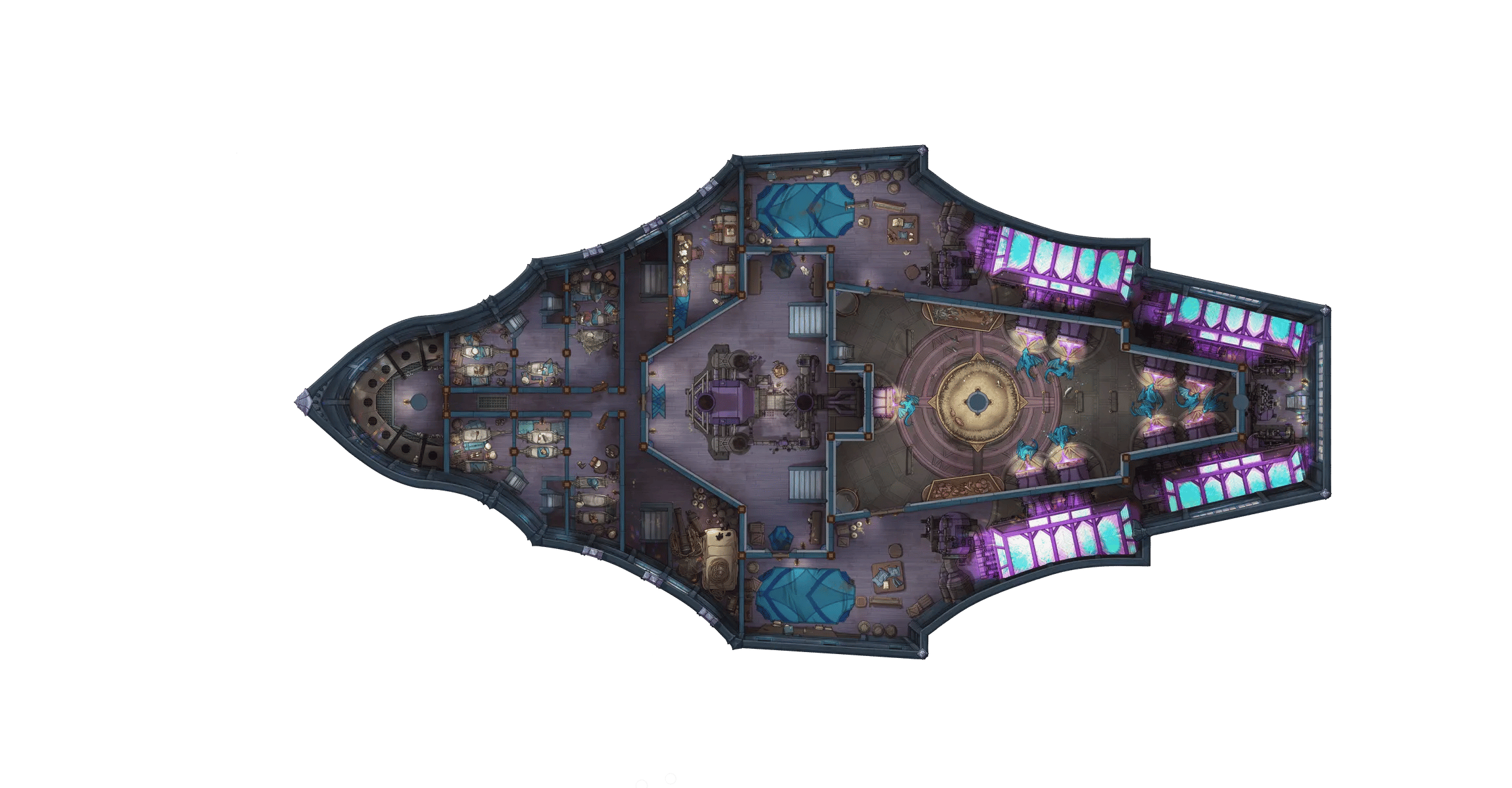 Dragon Ship - Lower Deck map, Astral variant thumbnail