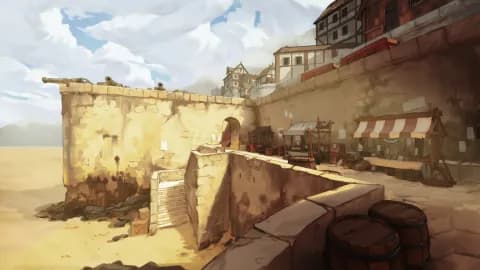 Beach Town map, Desert variant thumbnail