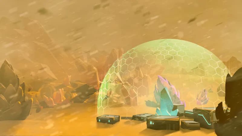 Crystal Mire Research Station map, Sandstorm variant thumbnail