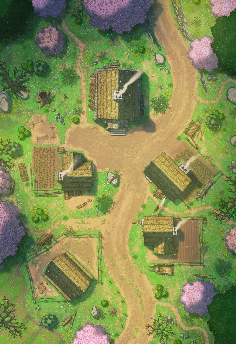Hauthell map, 01 Spring Day variant thumbnail