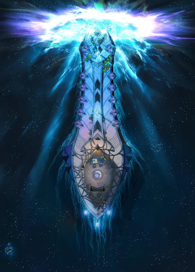 Drow Warship Interior map, Portal Top Deck variant thumbnail