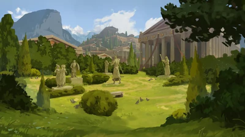 Ancient City Plaza map, Gardens variant thumbnail