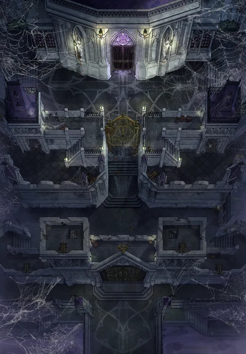 Gated Ramparts map, Spiders variant thumbnail