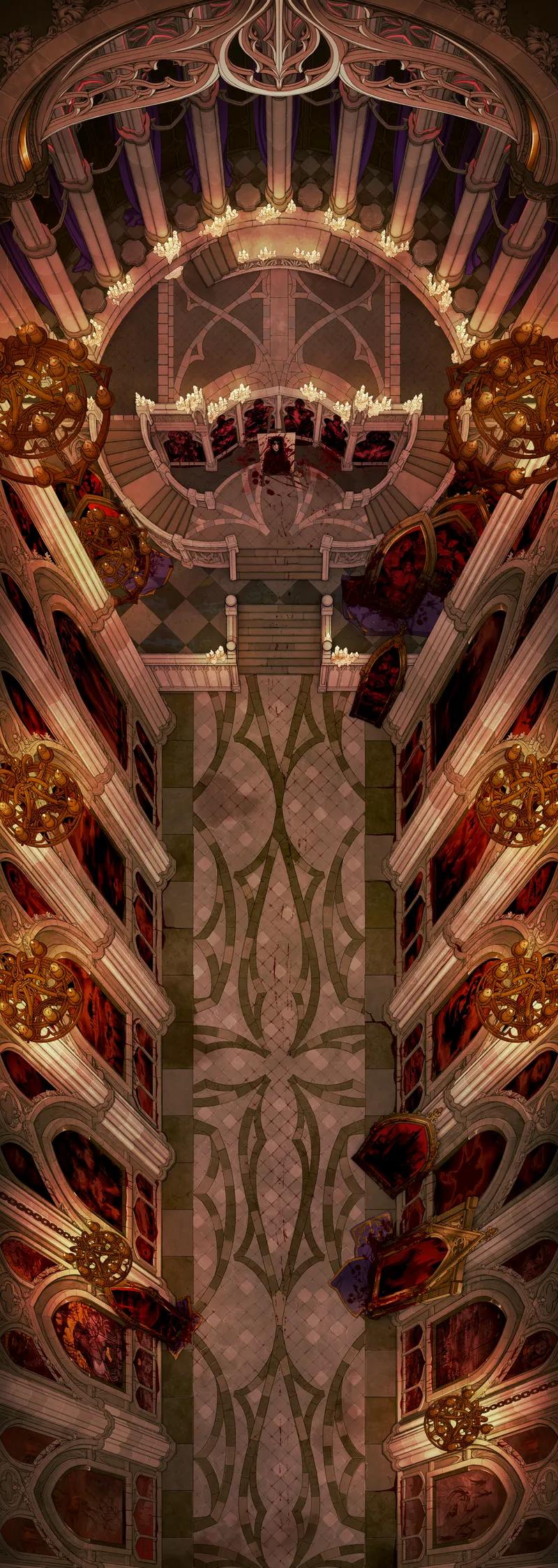 Throne Gallery map, Bloody Canvas variant thumbnail