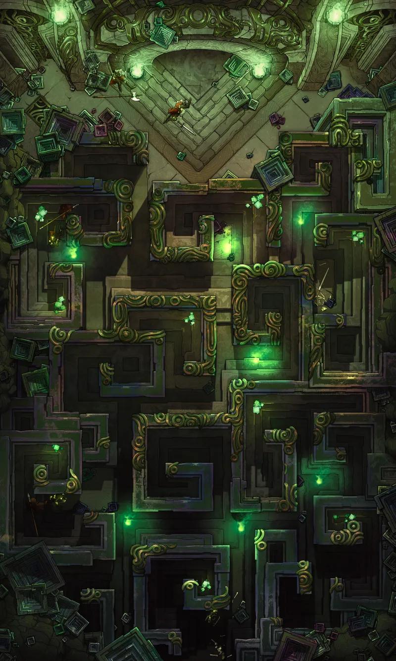 Bismuth Labyrinth map, Boon of Deceit variant thumbnail