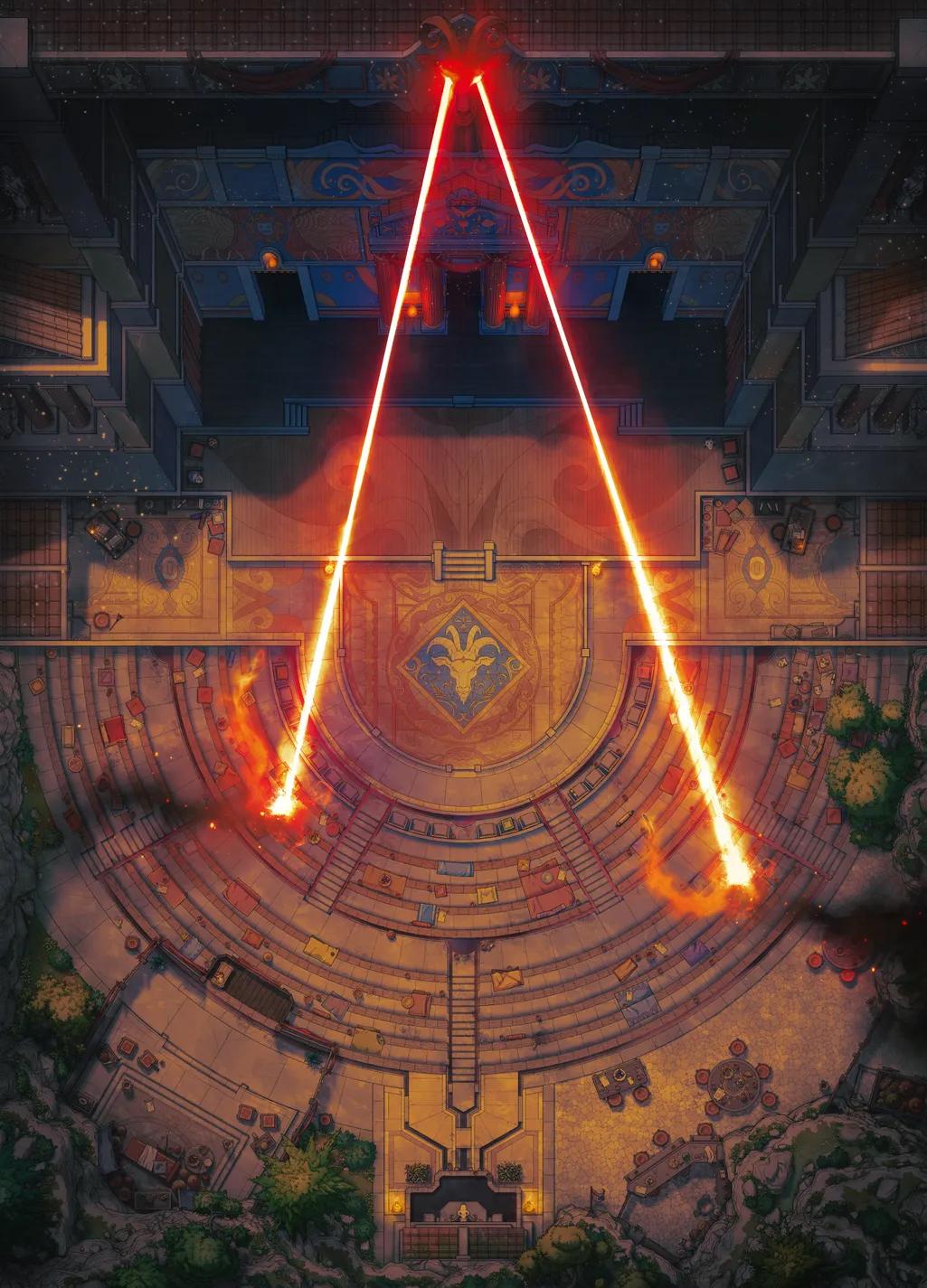 Affluent Amphitheatre map, Judgement variant thumbnail