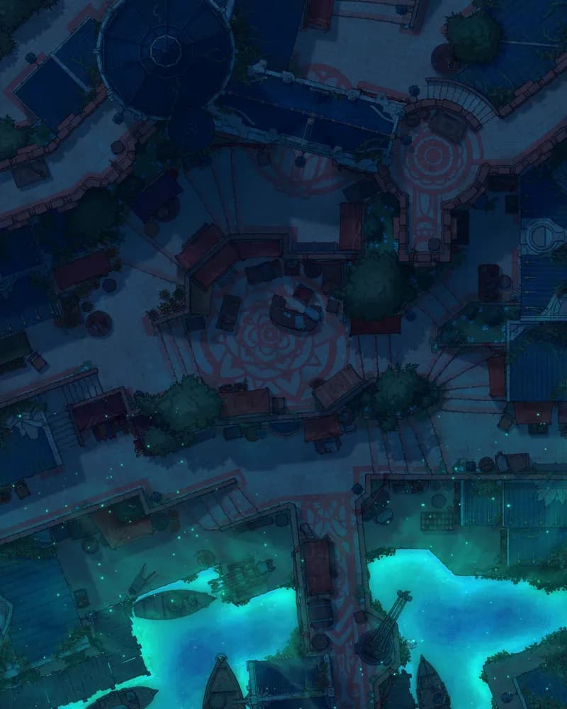Marketplace Bridge map, Radiant Waters variant thumbnail