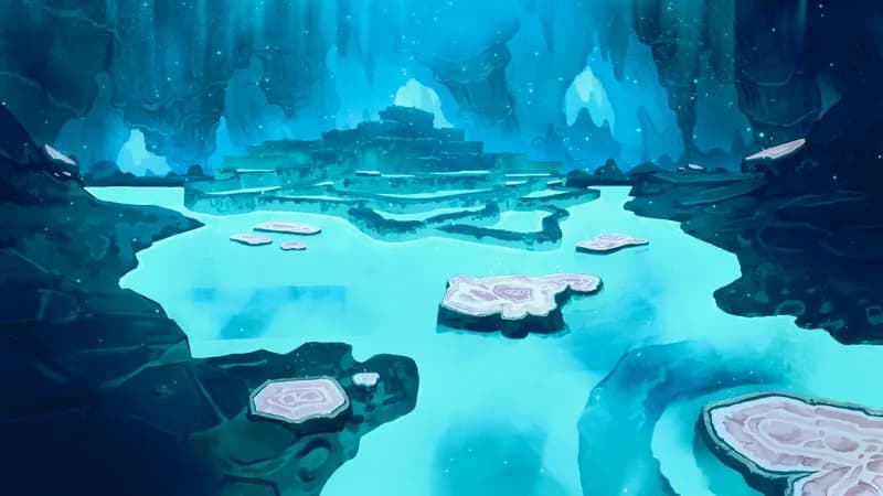 Healing Cave Spring map, Radiant Waters variant thumbnail