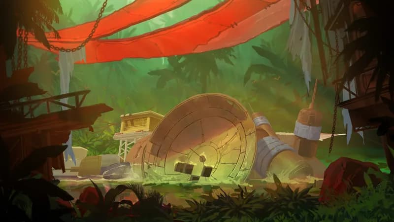 Collapsed Radio Tower map, Swamp variant thumbnail