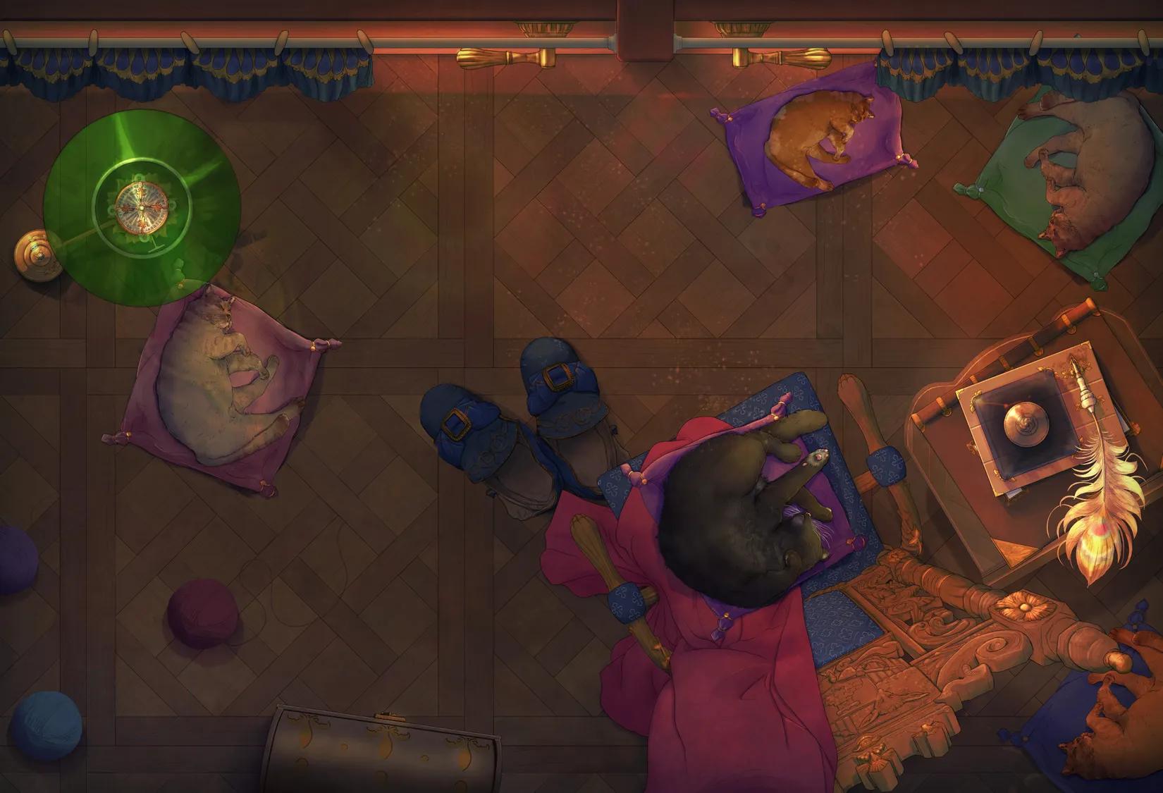 King's Crown map, Cat Room variant thumbnail