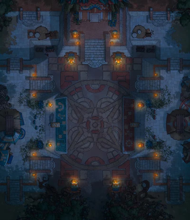 Sacred Ballcourt map, Original Night variant thumbnail