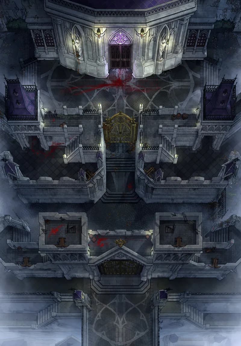 Gated Ramparts map, Massacre variant thumbnail