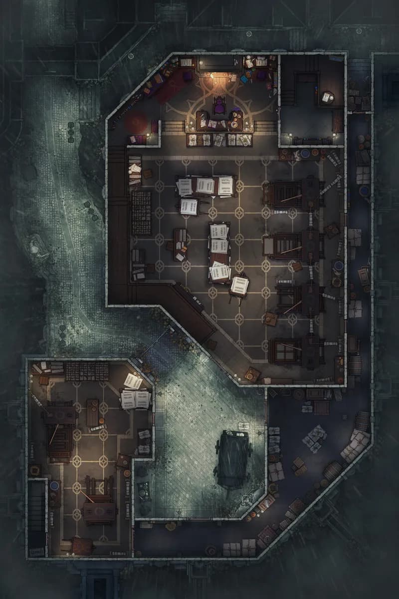 Printing Press map, Rain variant thumbnail