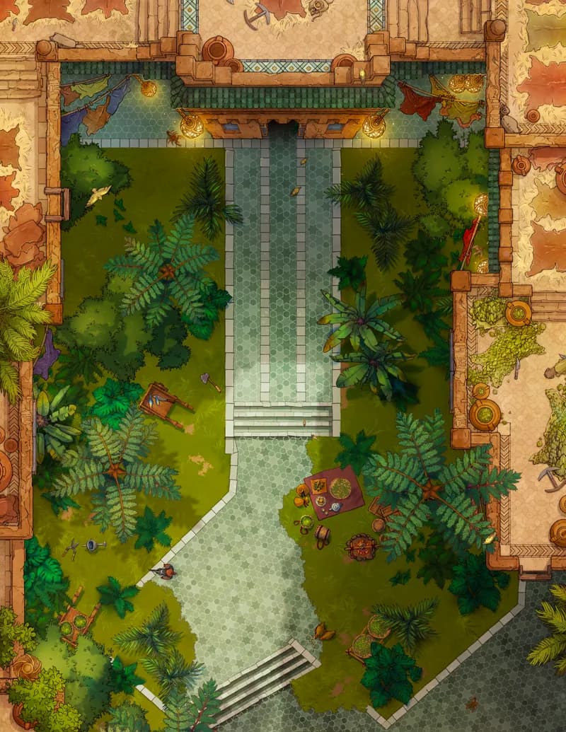 Magical Tannery map, Garden Day variant thumbnail