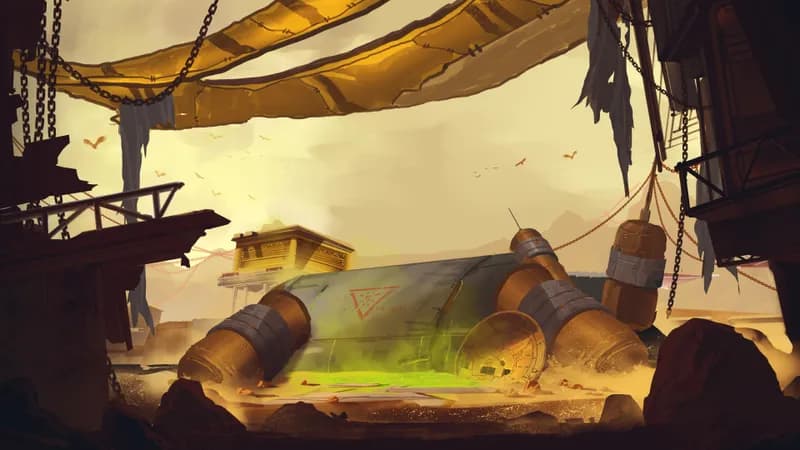 Collapsed Radio Tower map, Hazardous variant thumbnail