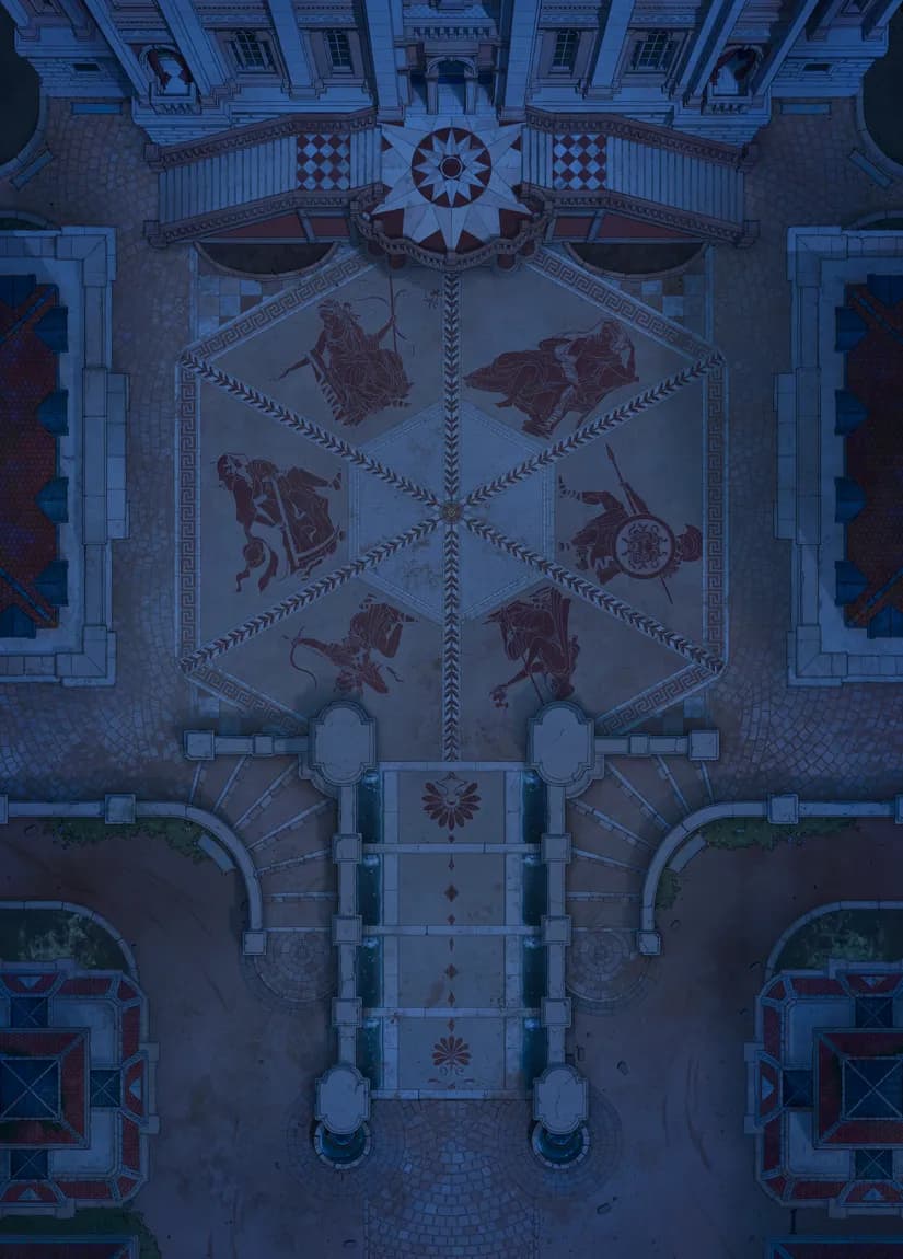 Grand Duke's Plaza map, Empty Night variant thumbnail