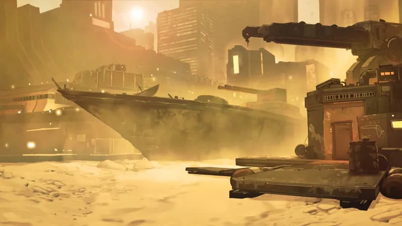 Battleship Wharf Slums map, Desert variant thumbnail