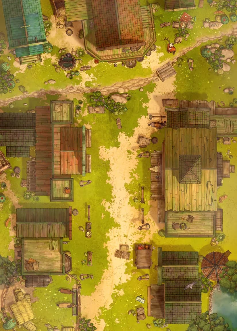 Wild West Town map, Grasslands Exterior Day variant thumbnail