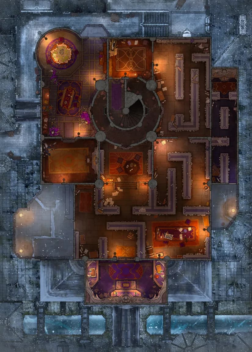 Muniment Chamber map, Winter variant thumbnail