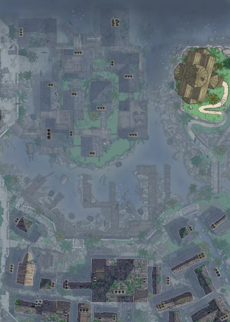 The Sinking Slums map, Underwater Day variant thumbnail