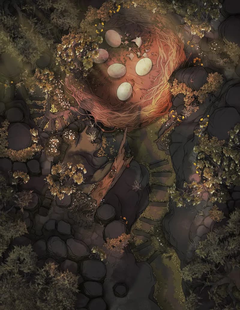 Dragon's Memorial map, Hidden Nest variant thumbnail